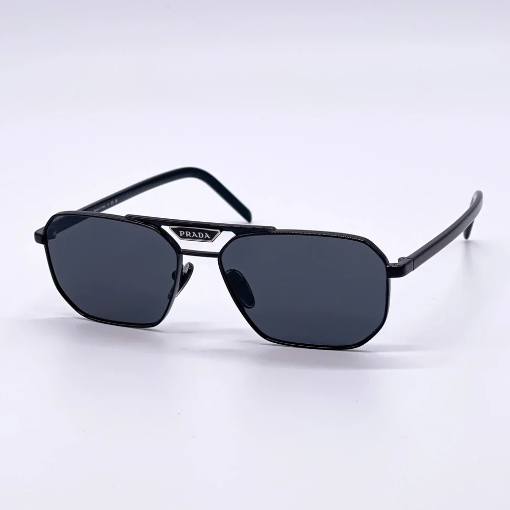 NEW PRADA PR58YS 1AB5S0 UNISEX EYEWEAR PRADA SPR 58Y BLACK SUNGLASSES PR 58YS